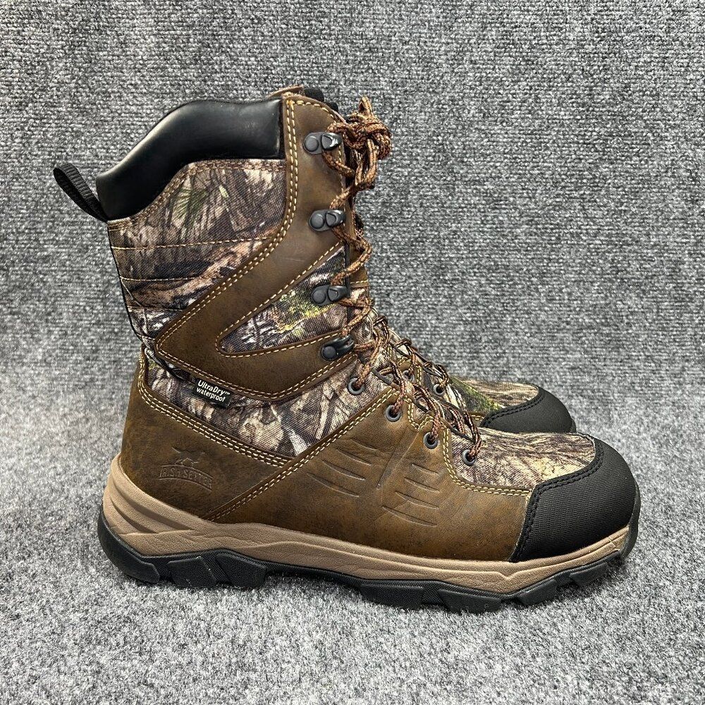 Irish Setter Terrain 10" Hunting Boots Mens 10 Waterproof Leather Insulated Camo